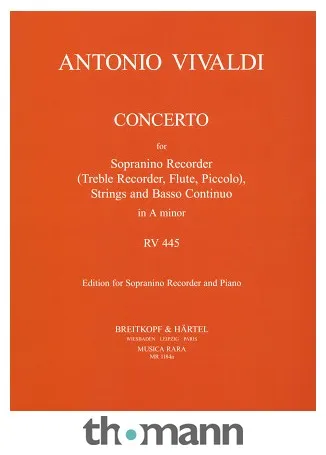 Breitkopf & Härtel Vivaldi Concerto RV 445