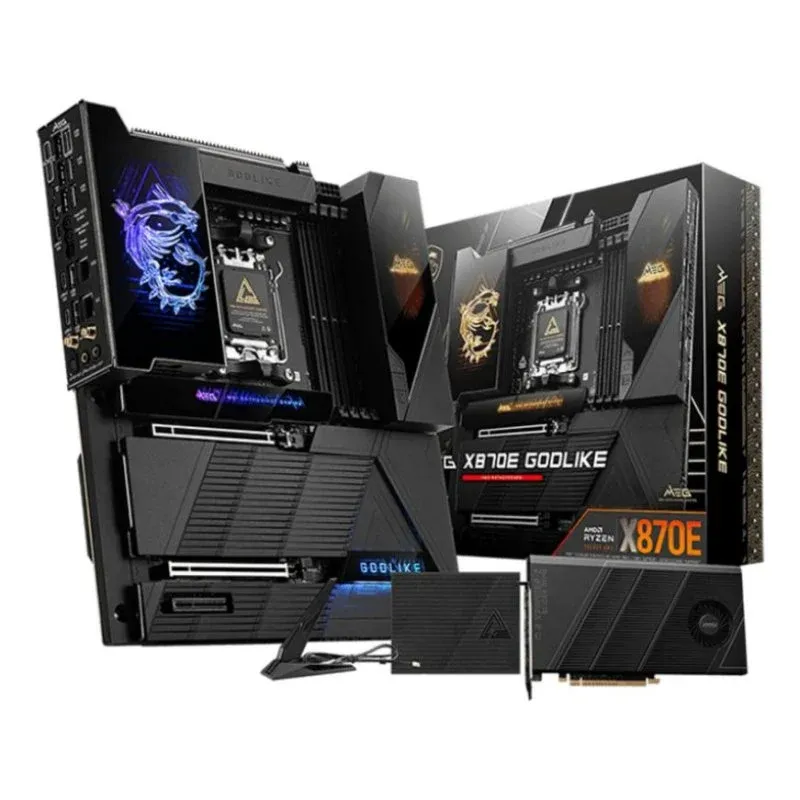 Motherboard MSI MEG X870E GODLIKE X870E AM5 DDR5 E-ATX Wi-Fi7 5GbE USB4