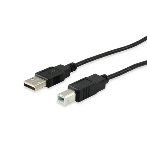 Cabo USB2.0 TipoA-B Equip Preto 1m