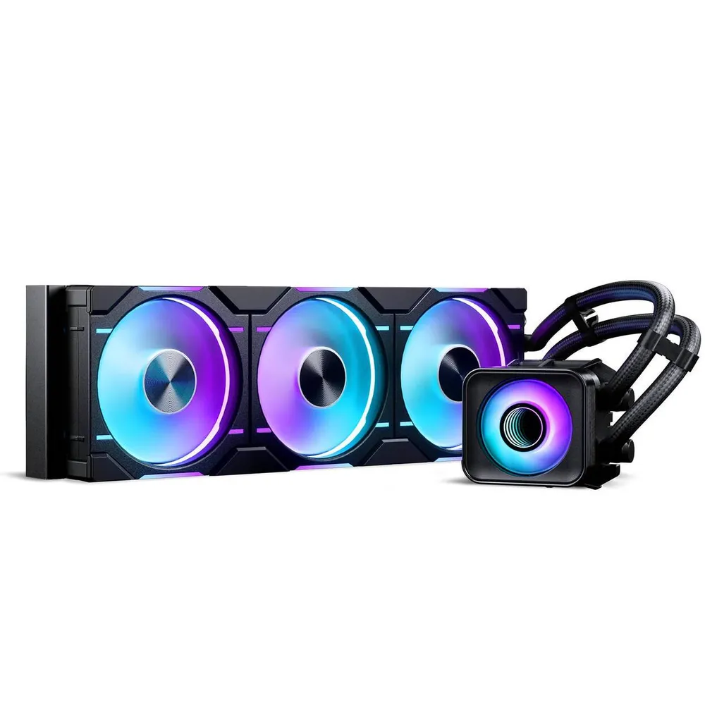 Water Cooler CPU Phanteks Glacier One 360D30 X2 360mm D-RGB All-In-One Preto