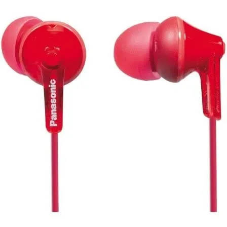 Auriculares RP-HJE125ER Panasonic Vermelho