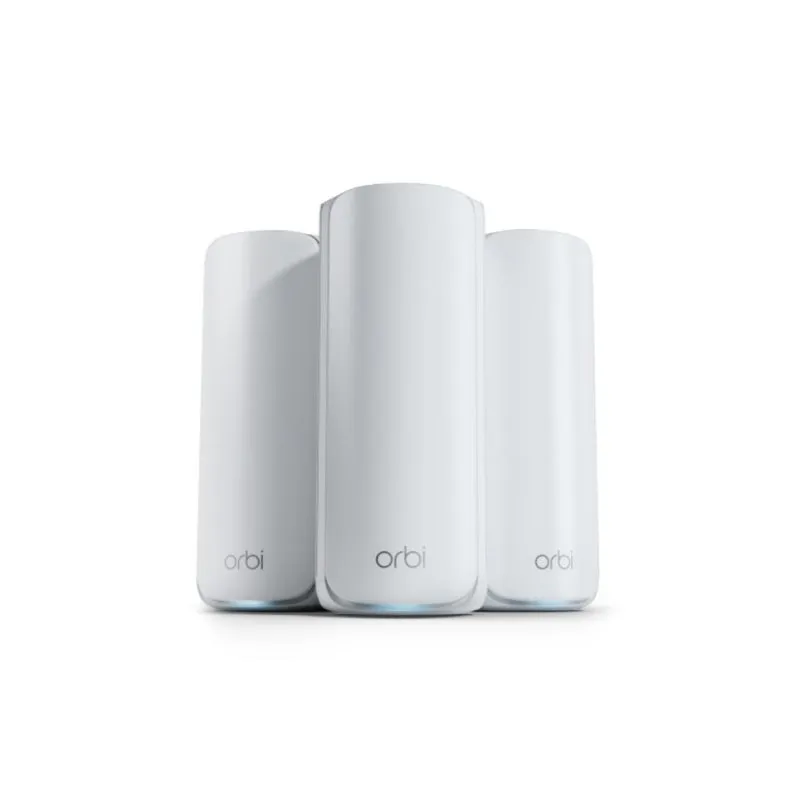 WiFi Mesh Netgear Orbi 3 Nós 11000 Mbps 540 m² com Wi-Fi 7 e WPA3