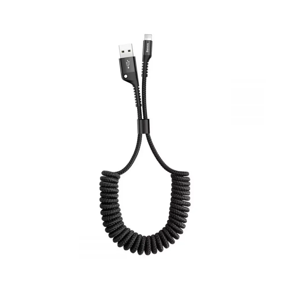 Cabo Dados Baseus Spring Lightning 1m 2A Preto