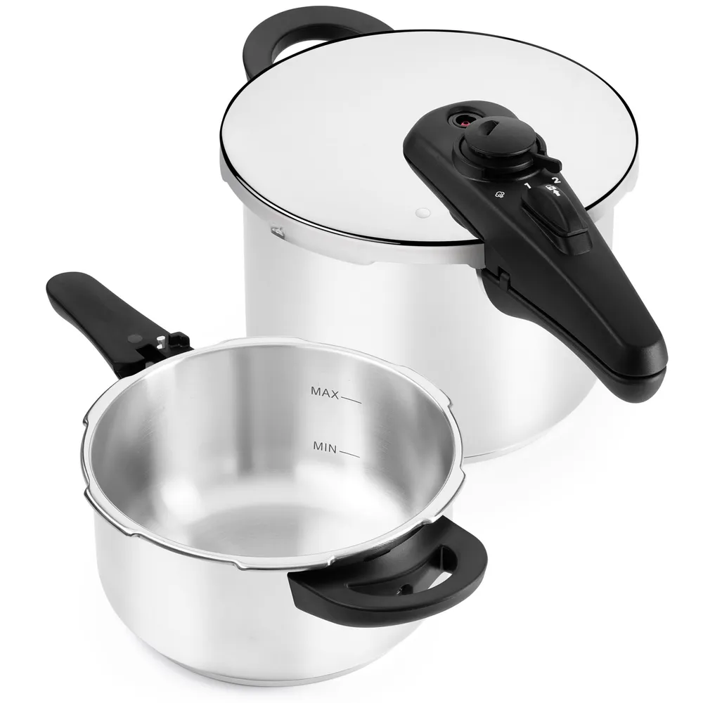 Panela De Pressão Instantânea Rápida Bra Set 4+6L