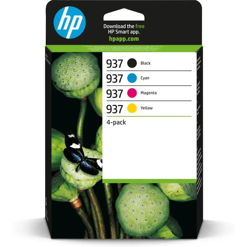 Tinteiro HP 937 CMYK Original Pack 4