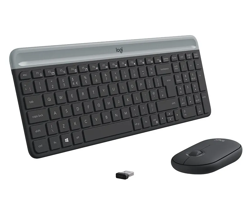 Logitech 920-009204 Conjunto de Teclado e Rato Compacto Sem Fios (US)
