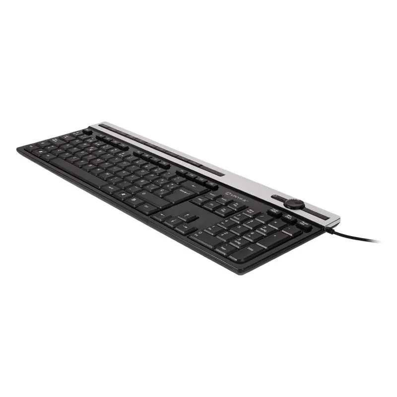 UNYKAch A2930 Teclado Multimedia USB Preto