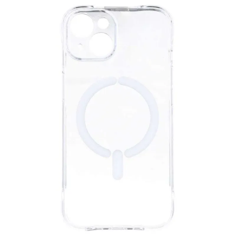 Funda para móvel Reforçada Antiyellow Transparente Compatível com MagSafe para iPhone 15
