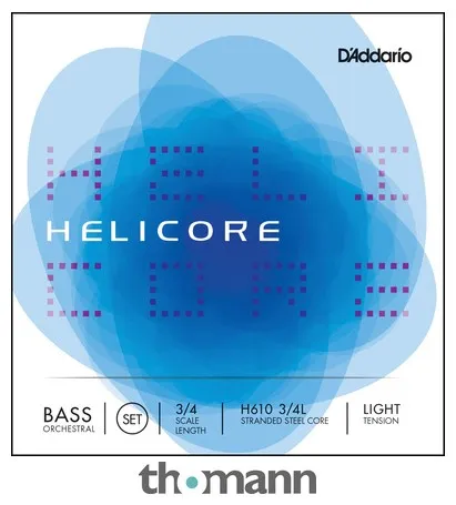 Daddario H610-3/4L Helicore Bass 3/4