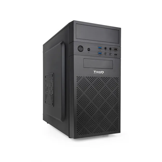 Caixa Micro-ATX Tooq TQC-4701U3C-B c/Leitor de cartões + 2xUSB3.0