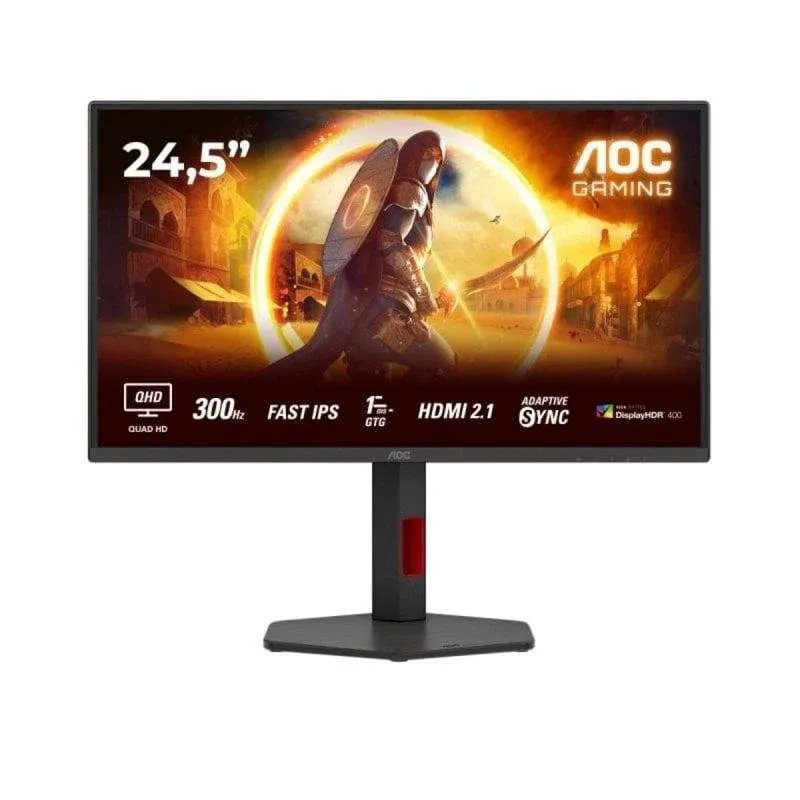 Monitor AOC Q25G4SR 24,5'' QHD 300Hz Fast IPS HDR400 1ms HDMI 2.1