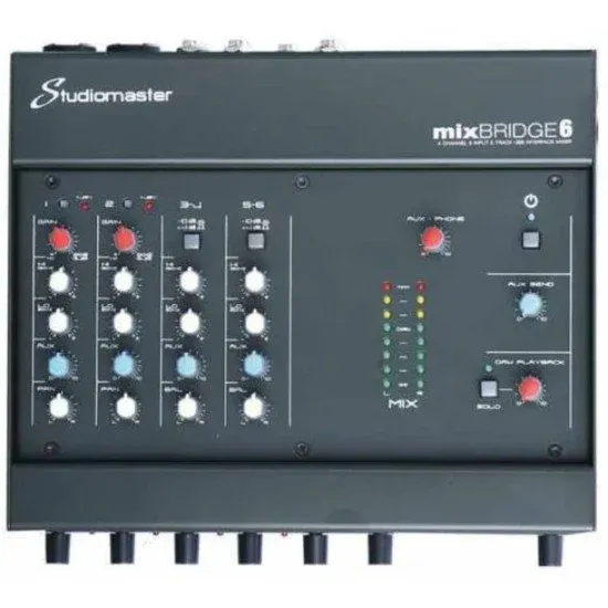 Studiomaster INTERFACE MISTURADOR/GRAVADOR MIXBRIDGE6