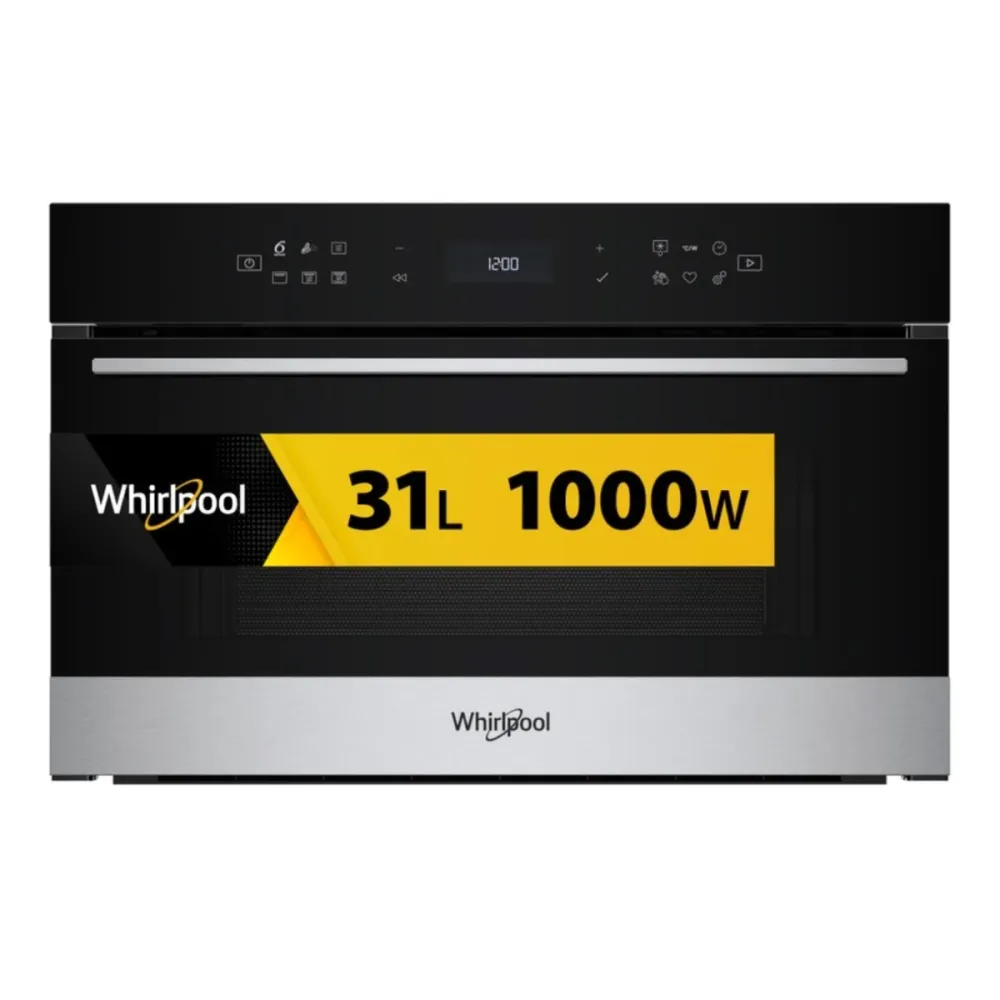 Micro-ondas de Encastre Whirlpool 1000W 31L Inox - WMD7O4TX
