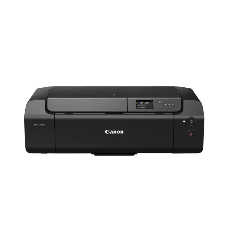 PIXMA PRO-200S - Impressora fotográfica / Impressão de alta velocidade / Sistema de tintura de 8 cores / Conectividade sem fios / Monitor LCD de 3" / Impressão A3+ sem margens