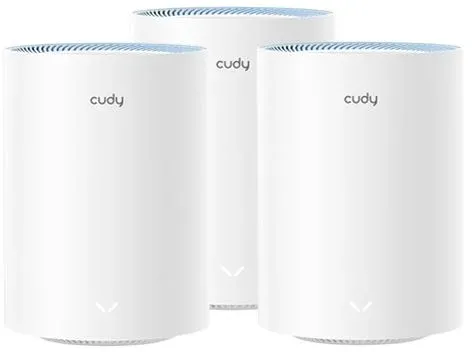 Sistema Mesh Cudy M1200 AC1200 Dual-Band WiFi 5 Mesh Gigabit (Pack 3)