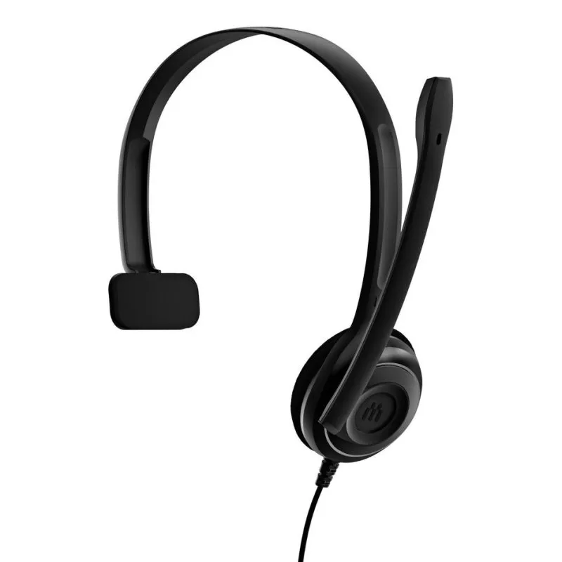 Auriculares EPOS EDU 11 USB com fio USB-A, cancelamento de ruído, microfone, uso educativo, preto