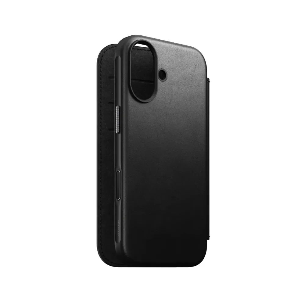 Capa Nomad Flip Cover Couro iPhone 17 Preto