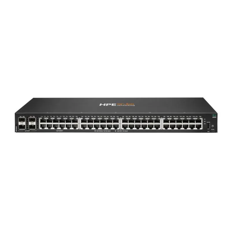 Comutador HPE Aruba Networking CX 6000 48p 10M/100M/1G 4p SFP 1G