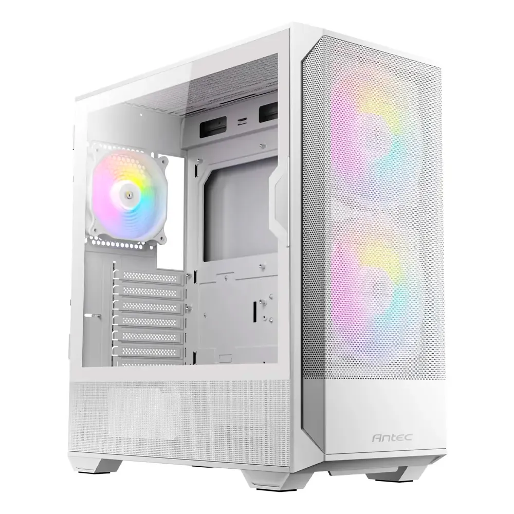 Caixa ATX Antec NX416L White Mid Tower Tempered Glass Branca