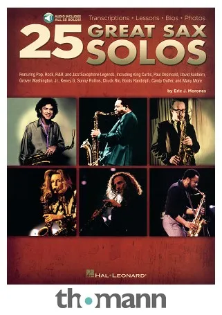Hal Leonard 25 Great Sax Solos