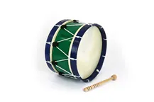 Bombo Tradicional Adamastor Nº3 Verde/Aro Azul 35cm