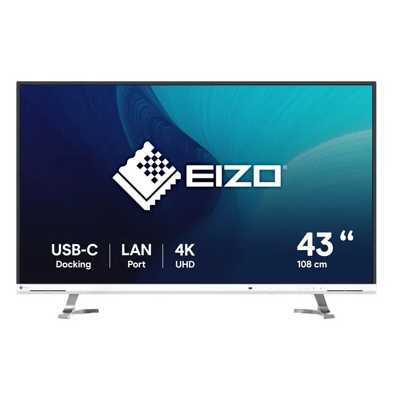 Monitor EIZO FlexScan EV4340X-WT 42,5" UltraHD 4K 60Hz IPS Branco 5ms