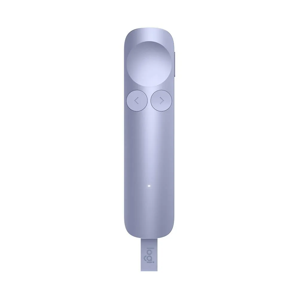 Apresentador Logitech Spotlight 2 Bluetooth Light Lilac com Apontador Laser