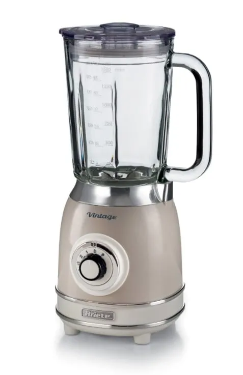 Batido. Ariete Vidro 583/03 1.5L V/C 1000W Beig.Vint