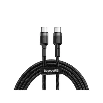 Cabo USB-C Baseus Cafule PD 2.0 3A 60W 2M Preto/Cinzento