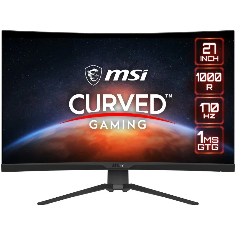 Monitor MSI MAG 275CQRF QD 27" LED WQHD 170Hz FreeSync Premium Curvo
