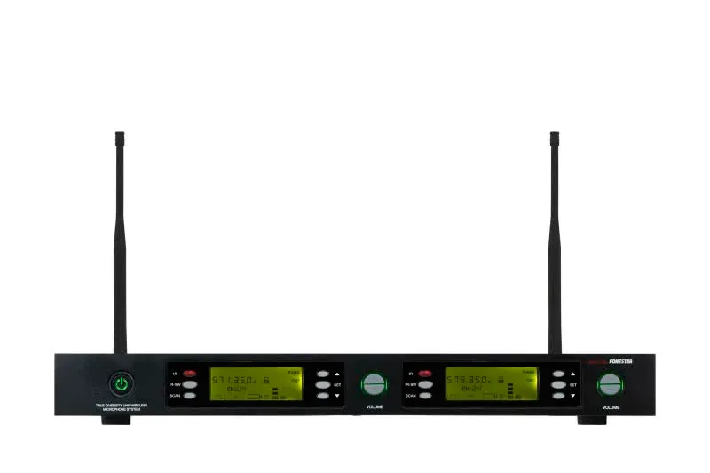 Central Microfone Duplo UHF 512-525 MHz - MSHR-46D-512