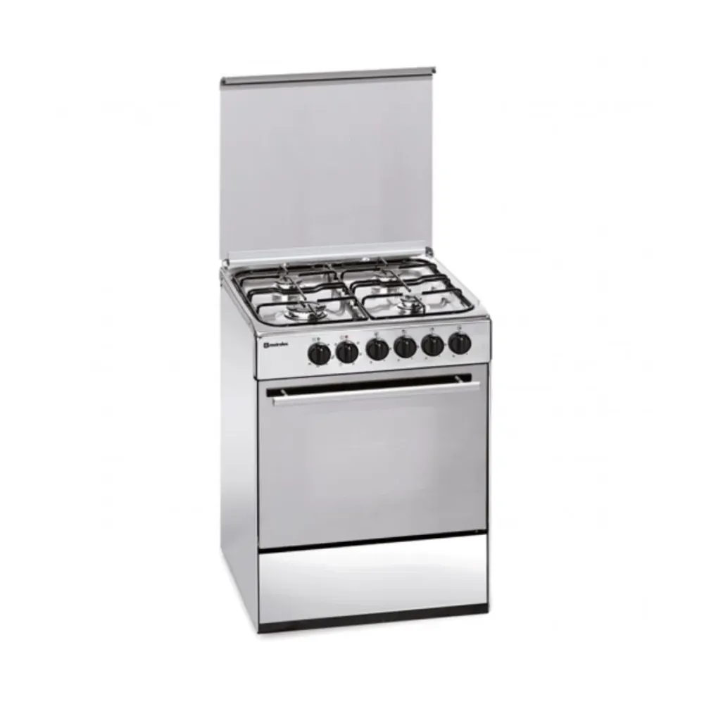 Fogão a Gás Meireles E-602-X 55L 4 Bicos Cinzento
