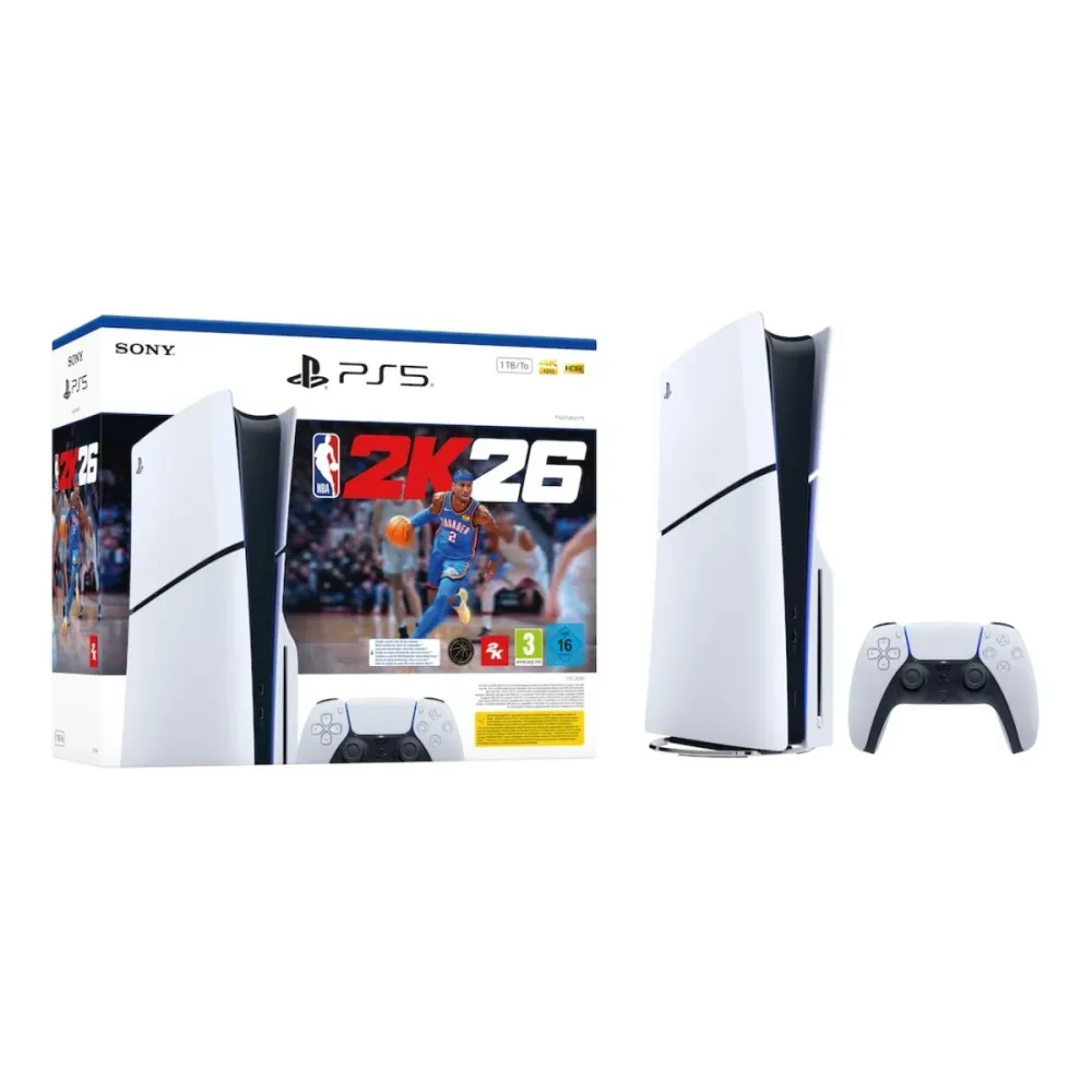 Consola Sony PlayStation 5 Slim Standard Edition 1TB SSD + Jogo NBA 2K26