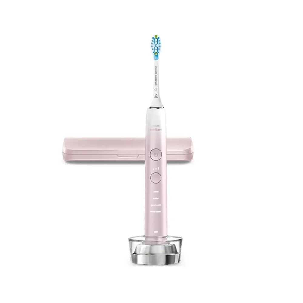 Escova de Dentes Elétrica Philips DiamondClean 9000 Rosa - HX9911/84