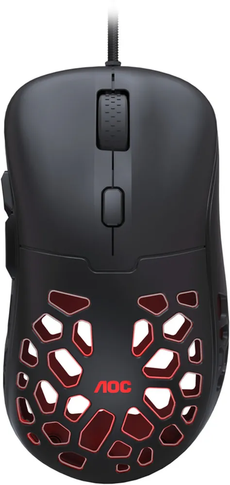 Rato AOC Gaming GM510 16000DPI RGB Preto