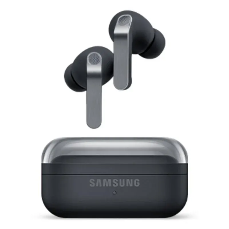 Auriculares Samsung Galaxy Buds4 Pro Inalâmbricos Bluetooth Cancelamento Ativo de Ruído Preto