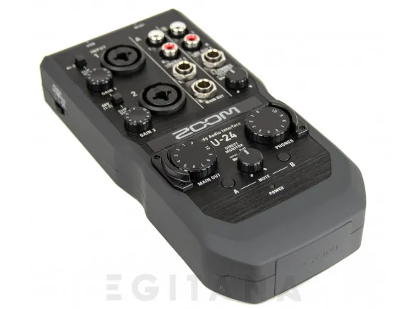 Zoom U-24 Interface Áudio USB Multi-Canal 2x4 24bits