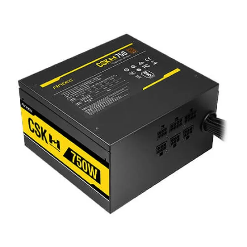 Fonte Alimentação Antec Cuprum Strike CSK750H 750W 80 Plus Bronze Semi Modular