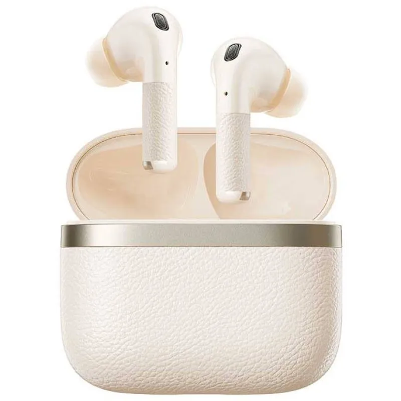 Edifier W260NC Auriculares TWS com Cancelamento de Ruído Branco-Creme