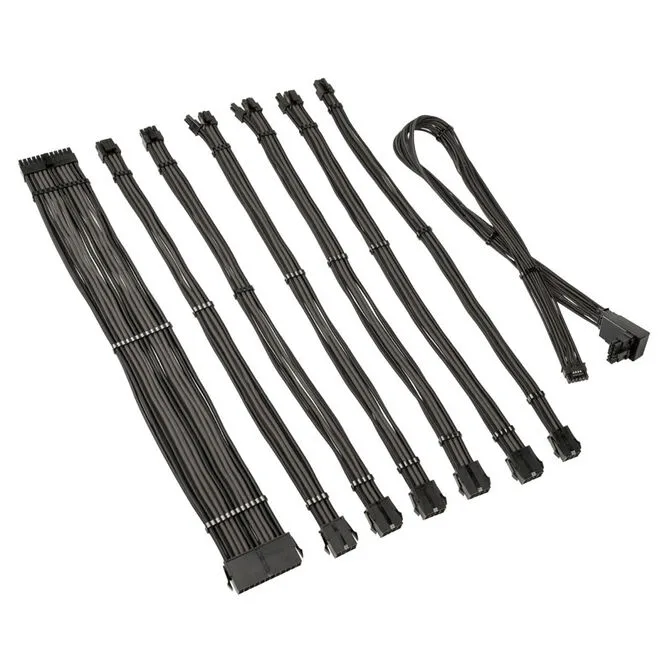 Kit de Extensão Kolink Core Pro 12V-2x6 Type 2 - Jet Black/Gunmetal Grey
