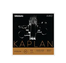 Jogo cordas Violino 4/4 Daddario Kaplan Amo KA310 Heavy tension