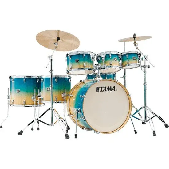 Tama Superstar Classic 7pc PCLP Caribbean Lacebark Pine Fade