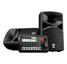 Conjunto Colunas Yamaha StagePas 400BT