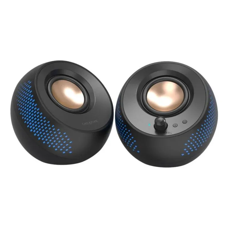 Altavoces Creative Full Range Bluetooth 15 W com retroiluminação RGB