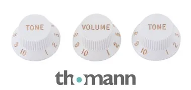 Fender Volume & Tone Knobs Set White