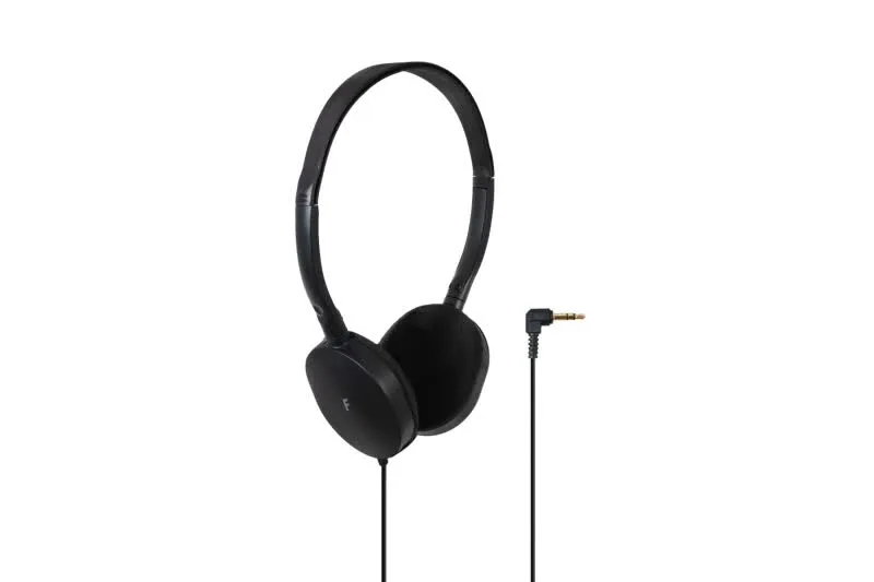 Auscultadores Slim Com Fios Preto - WAVE-SLIM