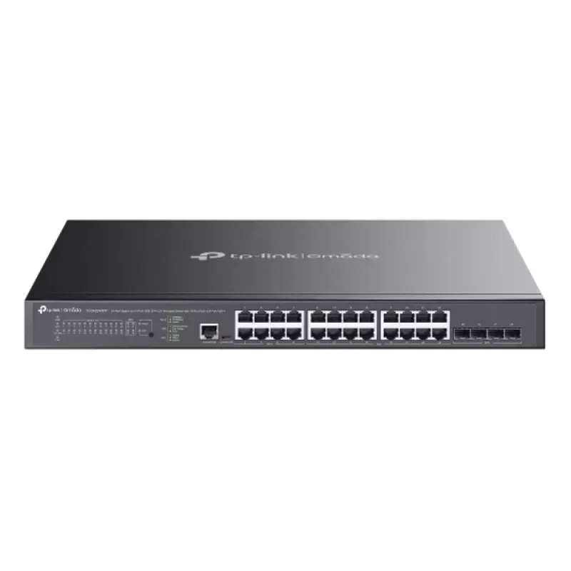 Omada 24-Port Gigabit and 4-Port 10GE SFP+ L2+ Managed Switch with 16-Port PoE+ & 8-Port PoE++