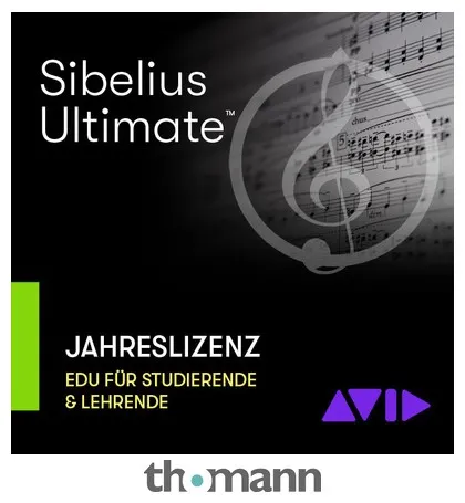 Avid Sibelius Ultimate Ann Subs EDU