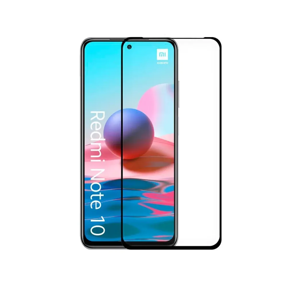 Película de Vidro Temperado Xiaomi Redmi Note 10 FullScreen Preta