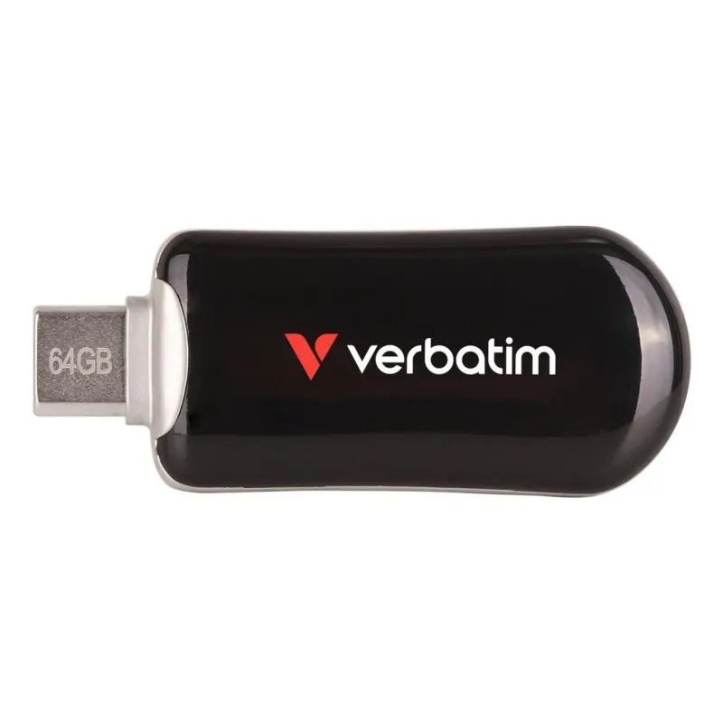 Pen USB Verbatim 30224 64 GB USB Tipo C 3.2 Gen 1 preto